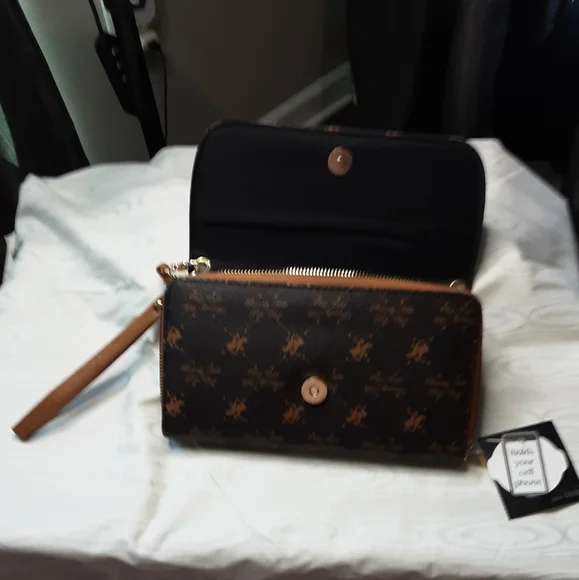 NWT BEVERLY HILLS POLO CLUB 3-WAY CROSSBODY PURSE - Picture 5 of 6